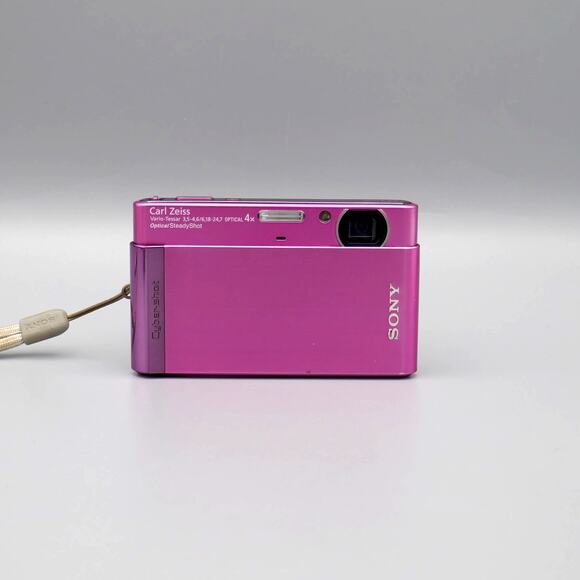 Sony Cyber-shot DSC-T90 Digital Camera | 12.1MP | Pink - Picture 2 of 6